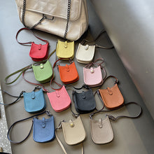 Load image into Gallery viewer, Top Grain Leather Inspired Mini Eveline Bag Charm Holder for AirPods