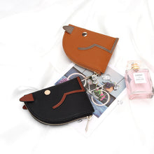 Load image into Gallery viewer, Top Grain Leather Inspired Paddock Coin Purse Girls Wallet