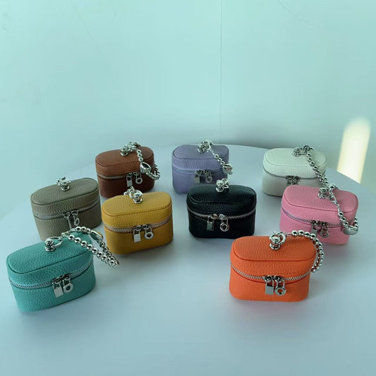 Mini Lipstick Coin Purse for Women | Neck Makeup Bag with Earphone Holder