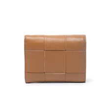 画像をギャラリービューアに読み込む, Woven Sheep Leather Trifold Wallet Short Card Holder
