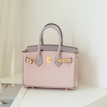 Load image into Gallery viewer, Inspired Berkin Bag Pink Bi Color Togo Top Grain Leather Handbag | Automatic 20% OFF at Checkout