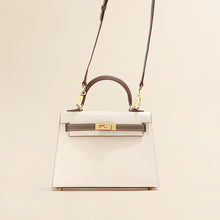 Load image into Gallery viewer, Inspired Kelli Bag Bi Color Leather Handbags for Women
