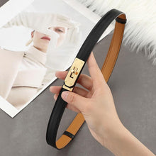 Load image into Gallery viewer, Inspired Epsom Kelli Belt Golden Hardware