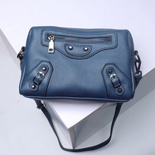Load image into Gallery viewer, Top Grain Leather Inspired Le City Bag Ladies Zipper Handbag