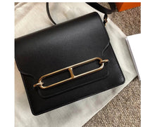 Load image into Gallery viewer, Inspired Pig Nose Bag Genuine Leather Small Satchel Bag Tofu Bag Golden Hardware