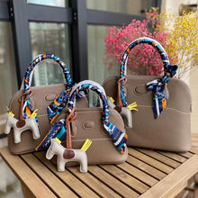 Load image into Gallery viewer, Top Grain Leather Inspired Bowling Shell Bag Handbag Woman