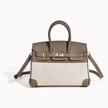Load image into Gallery viewer, Inspired Berkin Bag Canvas & Togo Leather Handbags | Automatic 20% OFF at Checkout