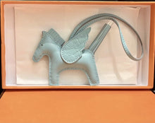 Load image into Gallery viewer, Rodeo Horse Charm Sheepskin Crocodile Pattern Bag Accessories Car Keychain Pendant
