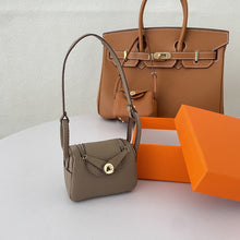 Load image into Gallery viewer, Iconic Inspired Mini Lindi Handbag Charm Vegan Leather Earphone Storage Bag