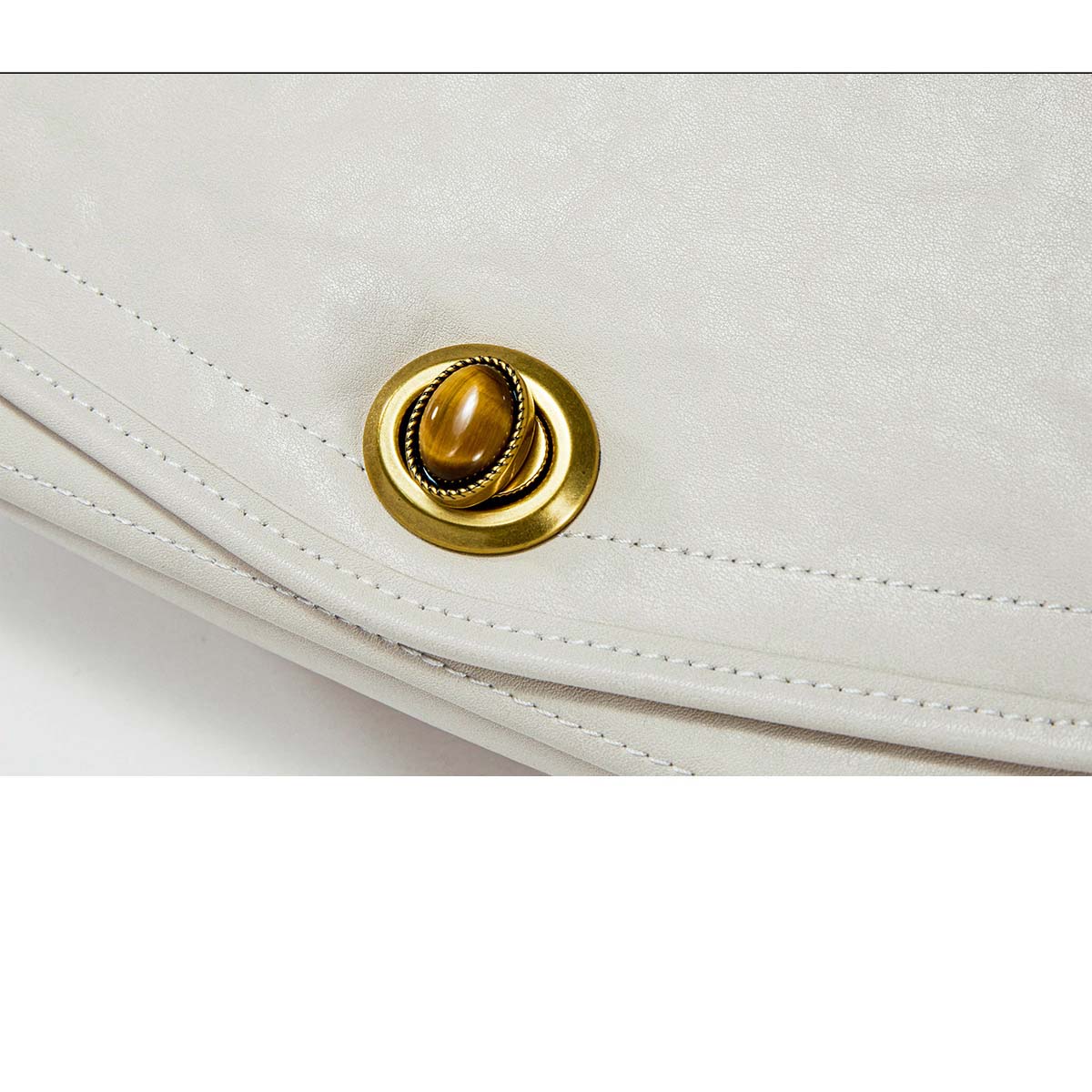 French Underarm Leather Bag Premium Square Handbag