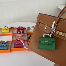 Load image into Gallery viewer, Inspired Mini Kelli Handbag Charm Vegan Leather Earphone Storage Bag