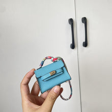 Load image into Gallery viewer, Inspired Mini Kelli Handbag Charm Vegan Leather Earphone Storage Bag