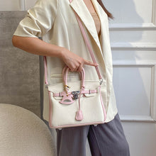 Load image into Gallery viewer, Inspired Bi Color Berkin Bag 20 25 Silver Hardware | Automatic 20% OFF at Checkout