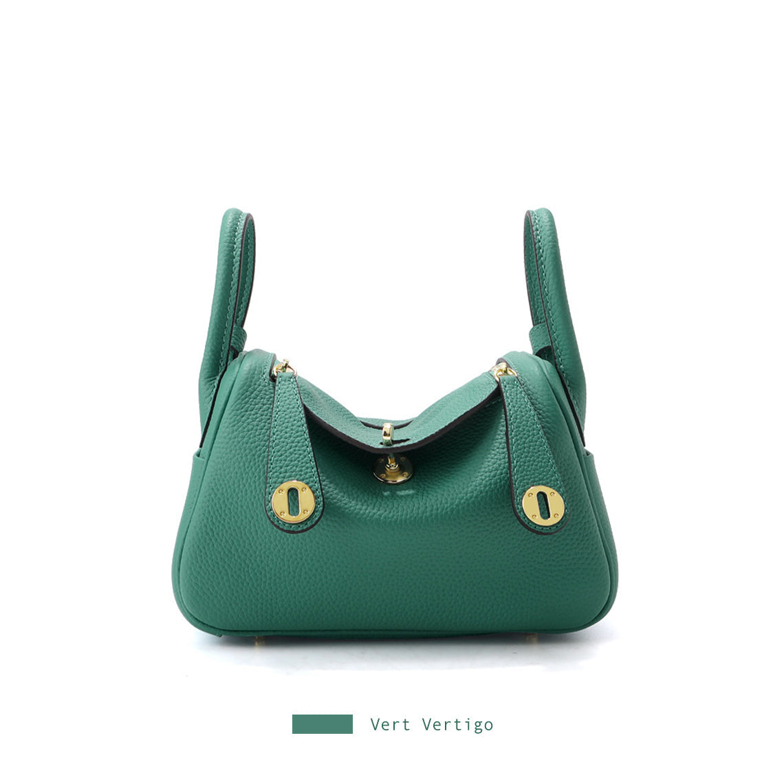 Inspired Lindi Bag Gold Hardware | Genuine Togo Leather Shoulder Bag
