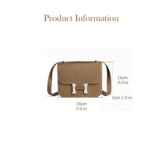 Load image into Gallery viewer, HANDSEWGIFT Leather Square Tofu Crossbody Konstance Bag DIY Kit