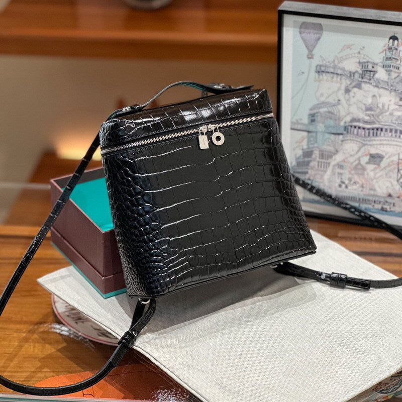 Top Grain Leather Inspired Extra Pocket Backpack LP 23.5 Bag