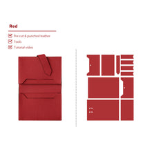 Load image into Gallery viewer, Red Bearn Card Holder Leather Kits - POPSEWING® DIY Kit Projects