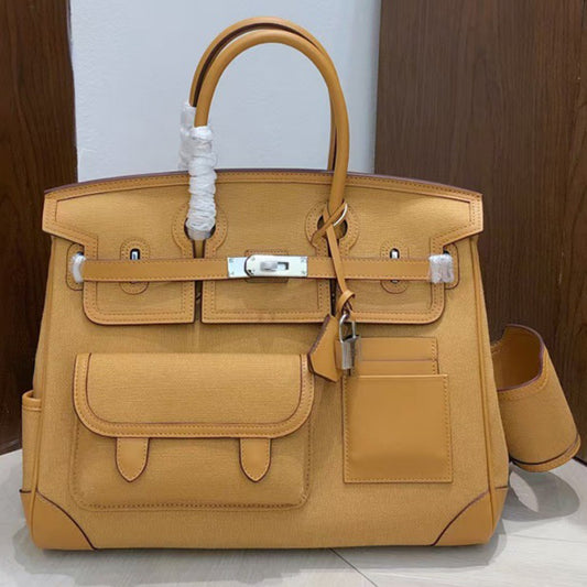 Birkin Cargo Gold Brown