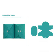 Load image into Gallery viewer, HANDSEWGIFT Epsom Leather Inspired Calvi Duo Card Holder DIY Kits