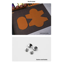 Load image into Gallery viewer, Leather Pattern for Calvi Duo Card Holder | DIY Leather Kits POPSEWING®