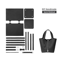 画像をギャラリービューアに読み込む, HANDSEWGIFT Picotin Lock Totes Bag Top Grain Leather DIY Kit