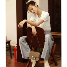 Load image into Gallery viewer, How to make a Hermes Constance Bag - POPSEWING Leather Attendant Square Tofu Shoulder Bag