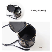 Load image into Gallery viewer, HANDSEWGIFT Top Grain Leather Checker Bucket Bag DIY Kits