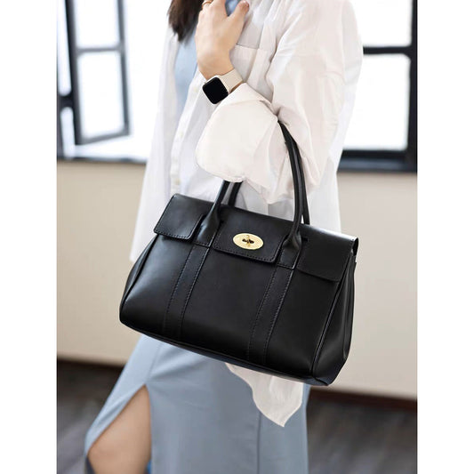 HANDSEWGIFT Leather Women Work Tote Bag DIY Kit