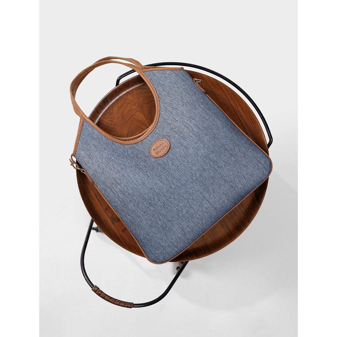 Blue Leather Shoulder Bag for Women | Fun & Easy Homemade Leather Projects