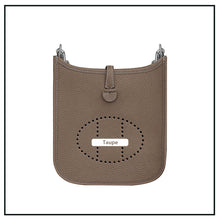 Load image into Gallery viewer, Taupe Evelyne Bag | DIY Hermes Bag Leather Kit - Mini Size | POPSEWING®