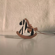 Load image into Gallery viewer, Leather Rodeo Horse Charm | Handmade Rocking Horse Charm - POPSEWING®