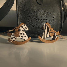Load image into Gallery viewer, Fur Leather Horse Leather Charm | Handmade Leather Goods - POPSEWING®