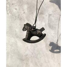 Load image into Gallery viewer, Leather Fur Horse Charm | Handmade