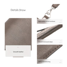 Load image into Gallery viewer, HANDSEWGIFT Top Grain Leather ID Badge Holder DIY Kit