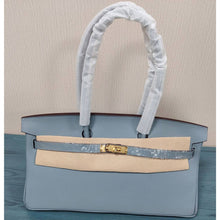 Load image into Gallery viewer, Top Grain Leather Inspired Berkin Long Handle Shoulder Bag 40cm