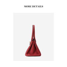 Load image into Gallery viewer, Top Grain Leather Inspired Berkin Long Handle Shoulder Bag 40cm