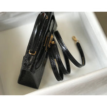 Load image into Gallery viewer, Croc Embossed Leather inspired Mini Kelli Handbag