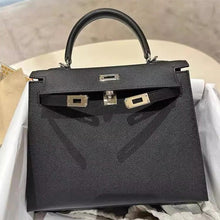 Load image into Gallery viewer, Top Grain Leather Epsom Inspired Kelli Handbag