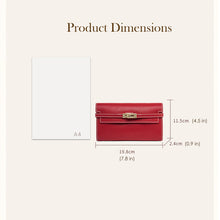 Load image into Gallery viewer, POPSEWINGâą Leather Kelly Long Wallet | Product Dimensions