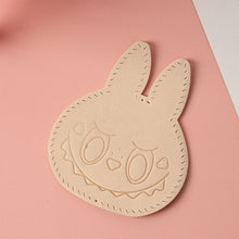 画像をギャラリービューアに読み込む, HANDSEWGIFT Leather Monster Doll Keychain DIY Kits