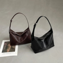 Load image into Gallery viewer, Leather Shoulder Hobo Bag for Women