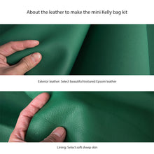 Load image into Gallery viewer, HANDSEWGIFT Top Grain Leather Inspired Sellier Kylie Bag DIY Kit
