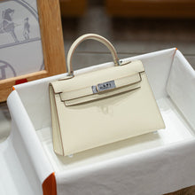 Load image into Gallery viewer, Top Grain Leather Inspired Mini Kelli 19 Handbag | Automatic 20% OFF at Checkout