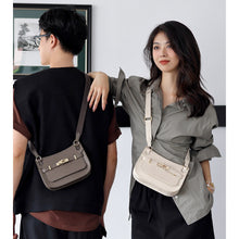 Load image into Gallery viewer, DIY Jypsiere Mini Leather Bag in Taupe and White | I Made that Bag Kits - POPSEWING®