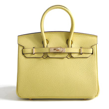 Load image into Gallery viewer, Top Grain Leather Inspired Berkin Handbag Golden Hardware | Automatic 20% OFF at Checkout