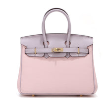 Load image into Gallery viewer, Inspired Berkin Bag Pink Bi Color Togo Top Grain Leather Handbag | Automatic 20% OFF at Checkout