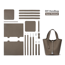 画像をギャラリービューアに読み込む, POPSEWING™ Top Grain Leather Lady Picotin Lock Totes Bag DIY Kit