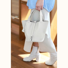画像をギャラリービューアに読み込む, HANDSEWGIFT Picotin Lock Totes Bag Top Grain Leather DIY Kit