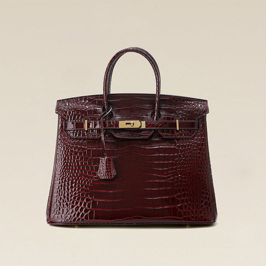 Red Colour Handbags | Large leather bag for women