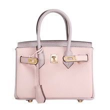 Load image into Gallery viewer, Inspired Berkin Bag Pink Bi Color Togo Top Grain Leather Handbag | Automatic 20% OFF at Checkout